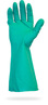 A Picture of product 963-876 Unlined Nitrile Gloves. 22 mil. 18 in. Size Large. Green. One Dozen.