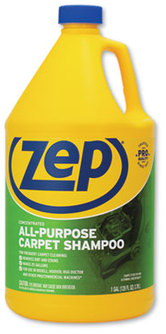 Zep Commercial® Concentrated All-Purpose Carpet Shampoo, Unscented, 1 gal, 4/Carton