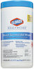 A Picture of product 601-711 Clorox Healthcare® Bleach Germicidal Wipes.  70 Wipes/Canister.  6 Canisters/Case.