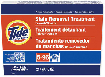 Tide® Professional™ Stain Removal Treatment Powder, 7.6 oz Box, 14/Case.