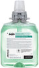 A Picture of product GOJ-516304 GOJO® Green Certified Foam Hand, Hair & Body Wash Refills for GOJO® FMX-12™ Dispensers. 1250 mL. Cucumber Melon scent. 4 Refills/Case.