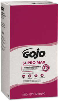 GOJO® SUPRO MAX™ Hand Cleaner, Cherry, 5,000 mL Refill, 2/Case