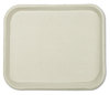 A Picture of product HUH-20802 Chinet® Savaday® Molded Fiber 1-Compartment Rectangular Flat Food Trays. 9 X 12 X 1 in. White. 250/Carton.