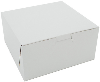 Bakery Box.  1-Piece, Tuck Top.  6" x 6" x 3".  250/Case