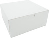 A Picture of product 251-128 Bakery Box.  1-Piece, Tuck Top.  9" x 9" x 4", 200/Case