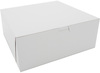 A Picture of product 251-110 Bakery Box.  1-Piece, Tuck Top.  10" x 10" x 4", 100/Case