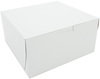 A Picture of product 251-107 Bakery Box.  1-Piece, Tuck Top.  8" x 8" x 4".