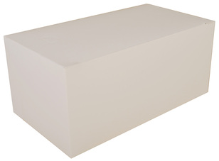 Carry-Out Box.  1-Piece, Dinner Tuck Top.  9" x 5" x 4".  White Color, 250/Case