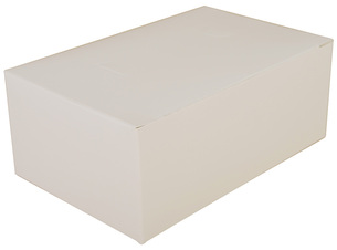Carry-Out Box.  1-Piece, Snak Tuck Top.  7" x 4-1/2" x 2-3/4".  White Color, 500/Case