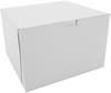 A Picture of product 974-733 White Non-Window Bakery Boxes, 9 x 9 x 6, 100/Case