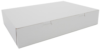 Donut Box. 15 X 11 3/16 X 2 3/4 in. White.