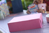 A Picture of product 967-104 Non-Window Bakery Boxes, 1-Piece, Lock Corner, 20 x 14.5 x 4, Pink, 50/Case