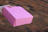 A Picture of product 967-114 SCT® Pink Non-Window Bakery Box,  10w x 10d x 5h, Pink, 100/Case.