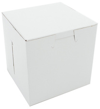 Non-Window Bakery Boxes, White Color, 4.5" x 4.5" x 4.5", 200/Case.