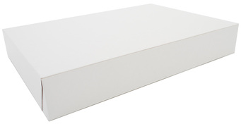 Donut Box. 16 X 11.5 X 2.5 in. White. 100/Case