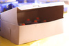 A Picture of product 967-787 BAKERY BOX 8X8X5 KRAFT. LOCK CORNER NO WINDOW.