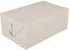 A Picture of product 967-853 White Carry Out Box. Snack Fast Top.  7" x 4-1/2" x 2-3/4".  500/Case.