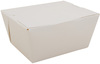 A Picture of product 967-892 SCT® ChampPak™ Carryout Boxes,  White, 4 3/8 x 3 1/2 x 2 1/2, 450/Carton