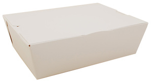 SCT® ChampPak™ Carryout Boxes,  3lb, 7 3/4w x 5 1/2d x 2 1/2h, White, 200/Carton