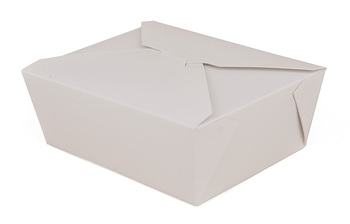 ChampPak Retro Carry Out Box #8 - White Color, 300/Case