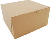 A Picture of product 964-367 Kraft Non-Window Bakery Boxes, 10 x 10 x 5.5, 100/Case