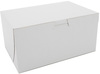 A Picture of product SCH-0929 SCT® White Non-Window Bakery Box,  White, Paperboard, 8 x 5 1/2 x 4, 250/Carton