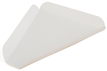 Pizza Wedge Trays. 7 3/4 X 8-7/16 in. White. 500 count.