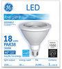 A Picture of product GEL-92967 GE LED PAR38 Dimmable 40 Dg Warm White Flood Light Bulb, 18 W