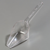 A Picture of product CFS-430607 Polycarbonate Scoops. 6 oz. 10.87 X 3.25 X 2.18 in. Clear. 12 each/case.