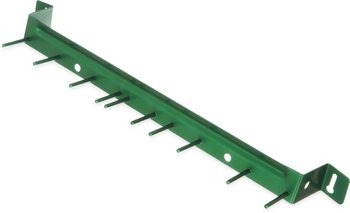 Brush & Broom Racks, Spectrum® Aluminum Brush Rack 17" Long - Green, 12 Each/Case.