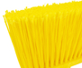 A Picture of product CFS-36867EC04 Sparta Duo-Sweep Flagged Color-Coded Angle Brooms, Head Only. Yellow. 12 each/case.