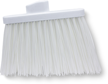 Sparta Duo-Sweep Unflagged Color-Coded Angle Brooms, Head Only. White. 12 each/case.
