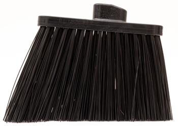 Sparta Duo-Sweep Unflagged Color-Coded Angle Brooms, Head Only. Black. 12 each/case.