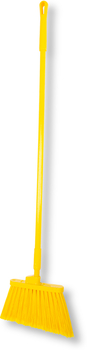 Sparta Duo-Sweep® Angle Brooms, Flagged Bristle with Handle. 56 in. Yellow. 12 each/case.