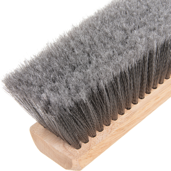 Carlisle 3621951823 18" Push Broom Head with Gray Flagged Bristles