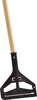 A Picture of product CFS-36936500 Mop Handles, Plastic Mop Head with Wood Handle 54", 12 Each/Case.