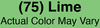 A Picture of product CFS-40050EC75 Sparta Spectrum Color Coded Flo-Thru Nylex Brush with Protective Bumper. 9.5 in. Lime. 12 each/case.