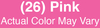 A Picture of product CFS-40501EC26 Sparta® Spectrum Floater Scrub Brush. 20 in. Pink. 6 each/case.
