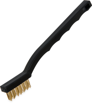 Toothbrush Style Utility Brushes, Flo-Pac® Utility Brush with Brass Bristles 7" Long, 12 Each/Case.