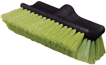 Carlisle Flo-Thru Dual Surface Vehicle and Wall Brushes. 10 in. Green. 12 each/case.