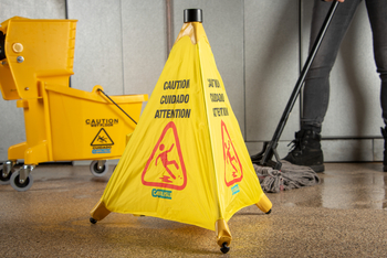 Wet Floor Signs, Pop-Up Caution Cone 20" - Yellow, 12 Each/Case.