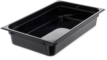 StorPlus™ Polycarbonate Food Pan, Full-Size. 20.75 X 12.75 X 4.00 in. Black. 6 each/case.