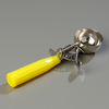 A Picture of product CFS-60300-20 Stainless Steel Disher Scoops. #20 Size. 2 oz. Yellow. 12 each/case.