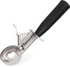 A Picture of product CFS-60300-30 Stainless Steel Disher Scoops. #30 Size. 1.3 oz. Black. 12 each/case.