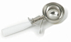 A Picture of product CFS-60300-6 Stainless Steel Disher Scoops. #6 Size. 4.7 oz. White. 12 each/case.