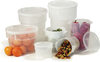 A Picture of product CFS-020002 Bains Marie - Polyethylene, Polyethylene Bain Marie Food Storage Container 2 qt - White, 12 Each/Case.