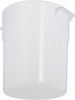 A Picture of product CFS-035002 Bains Marie - Polyethylene, Polyethylene Bain Marie Food Storage Container 3.5 qt - White, 12 Each/Case.