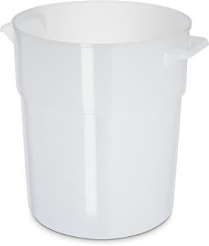 Bains Marie - Polyethylene, Polyethylene Bain Marie Food Storage Container 3.5 qt - White, 12 Each/Case.