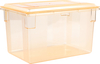 A Picture of product CFS-10624C22 StorPlus™ Color-Coded Polycarbonate Food Storage Containers. 21.5 gal. 18 X 26 X 15 in. Yellow. 3 each/case.