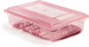 A Picture of product CFS-10627C05 StorPlus™ Color-Coded Polycarbonate Food Storage Container Lids. 26 X 18 in. Red. 6 each/case.